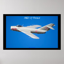 Polish Air Force MiG-17 Fresco Print