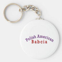 Polish American Babcia Key Chain
