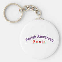 Polish American Busia Key Chain