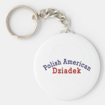 Polish American Dziadek Keychains