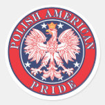 Polish American Pride Stickers