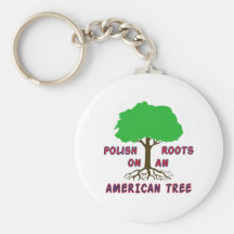 Polish American Roots Key Chains