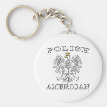 Polish American White Eagle Keychains