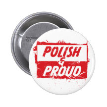 Polish and Proud Pinback Buttons