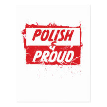 Polish and Proud Post Card