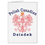 Polish Canadian Eagle Dziadek Card