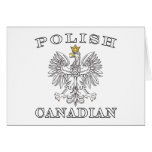 Polish Canadian Eagle Greeting Card