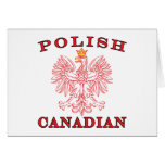 Polish Canadian Red Eagle Cards