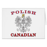 Polish Canadian White Eagle Card