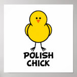Polish Chick Print