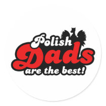 Polish Dads Round Sticker