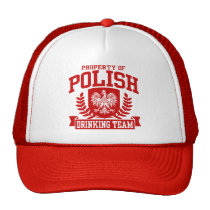 Polish Drinking Team Hat hats