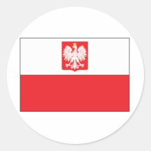 Polish Falcon Flag Sticker