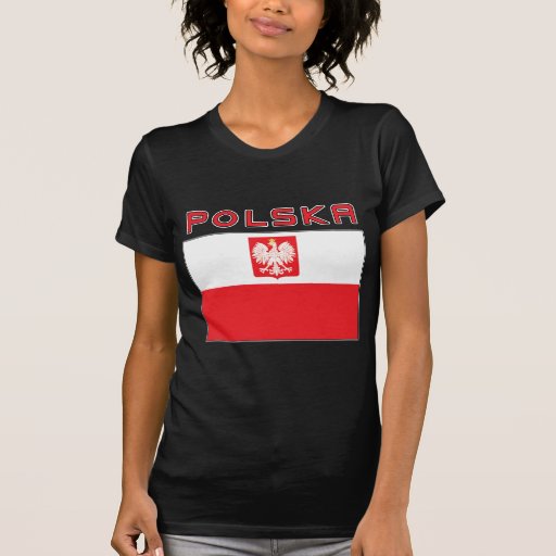 Polish Falcon Flag With Polska Tee Shirts