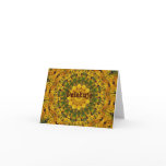 Polish Flower Kaleidoscope Thank You Card