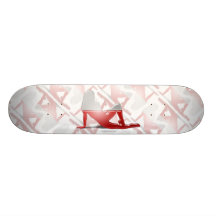 Polish Girl Silhouette Flag Skateboards