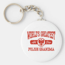 Polish Grandma Key Chain