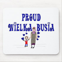 Polish Great Grandmother "Wielka Busia" mousepads