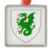 POLISH GREEN DRAGON ORNAMENT ornaments