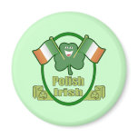 Polish Irish T-shirts and Gifts magnets