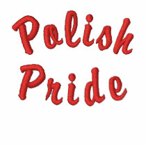 Polish Pride Embroidered Cotton T Shirt
