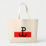 Polish Resistance Flag Tote Bags