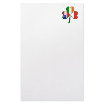 Polish Shamrock Stationery Design