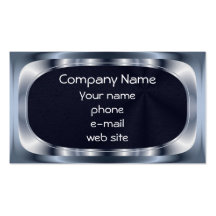 Polished Chrome ~ biz card Business Cards