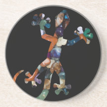 Polished Rocks Hawaiian Gecko Coaster