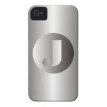 Polished Steel "J" Iphone 4 Case