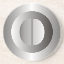 Polished Steel "O" Coaster