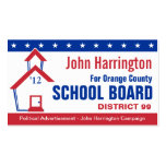 Political Campaign - School Board Business Card