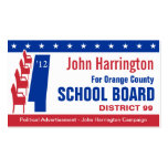Political Campaign - School Board Business Card