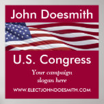 Political Election Campaign Poster Template posters