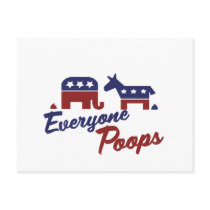 Political Humour Everyone Poops