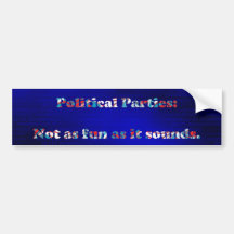 Political Parties: Bumper Sticker