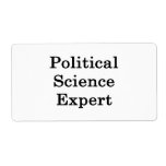 Political Science Expert Personalized Shipping Labels