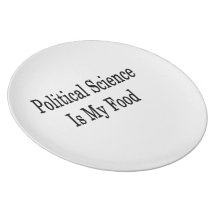Political Science Is My Food Party Plate