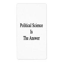 Political Science Is The Answer Labels