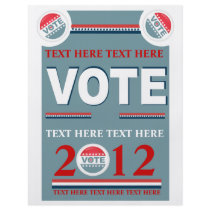 Political Vote flyers