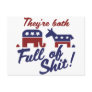 Politicians Democrats and Republicans Post Cards