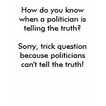 Politicians should be wired to a truth detector... t-shirts