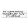 POLITICS BUMPER STICKERS