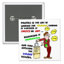 Politics is an Art (1) Pins