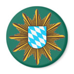 Polizeistern Bayern Magnets