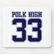 Polk High Bundy back Mouse Pads