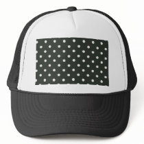 polka dot background trucker hats
