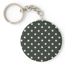 polka dot background key chain