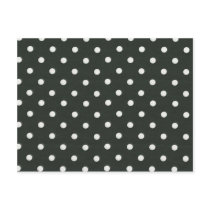 polka dot background postcard