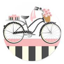 Polka Dot Bicycle Stickers